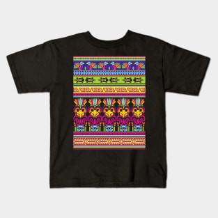 Boho Tribal Colorful Pattern Design Kids T-Shirt